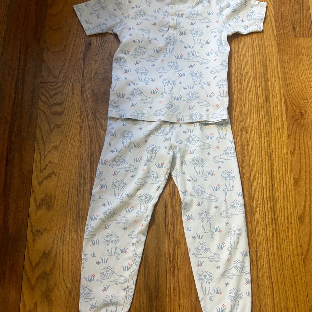 The Beaufort Bonnet Company Lion Around Pajama Set